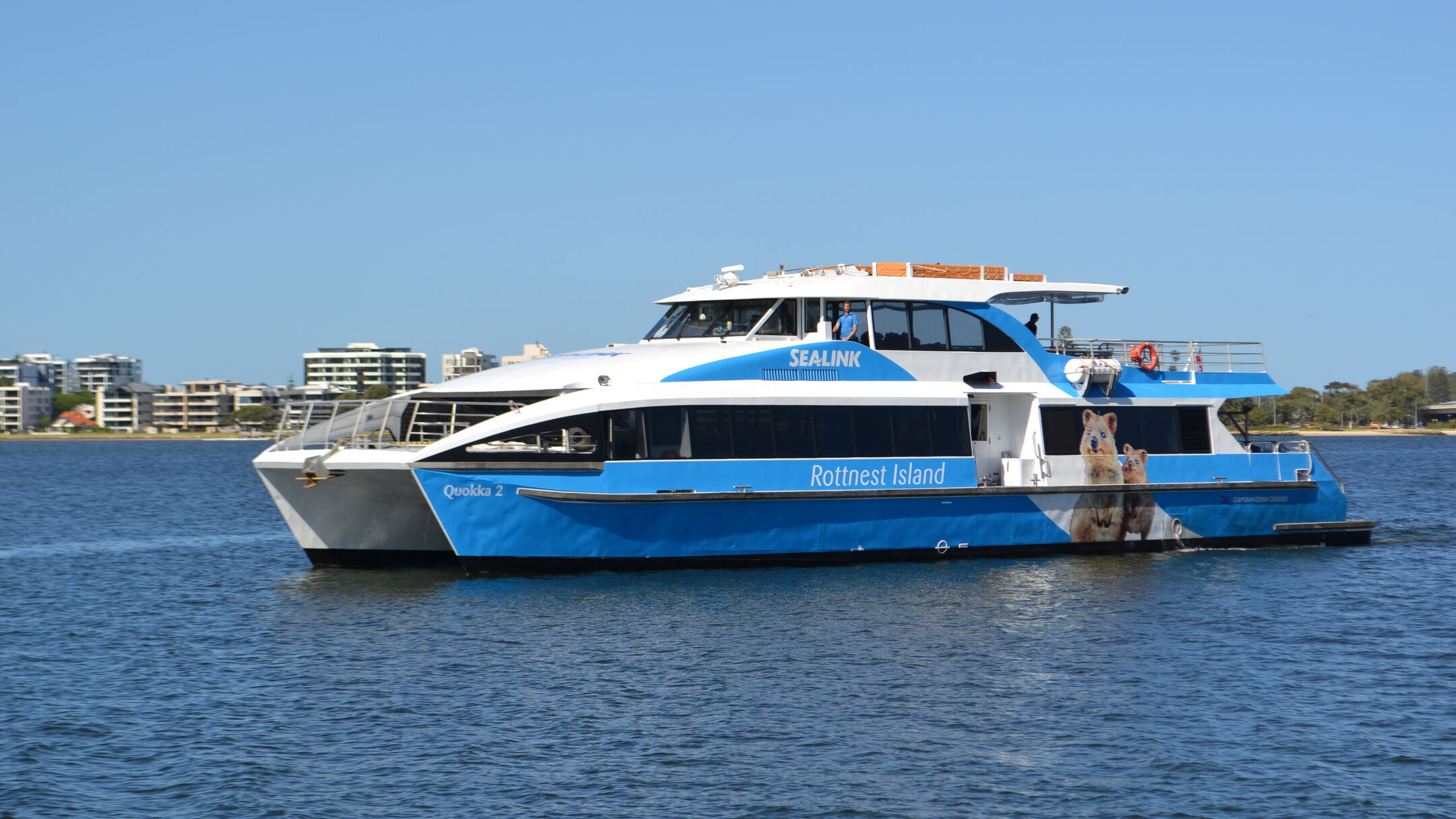 8:30am - Rottnest Island - Same day return ferry departing from Perth