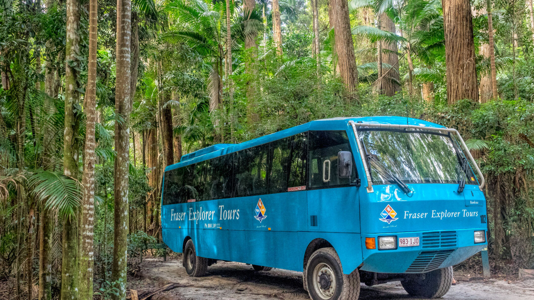 K'gari Explorer Day Tour (ex Rainbow Beach)